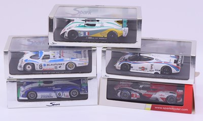 Lot 1897 - Spark Model 1:43 scale group of five Le Mans...