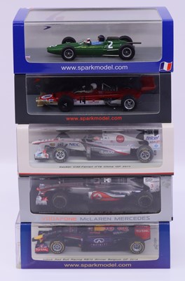 Lot 1898 - Spark Model 1:43 scale group of five Grand...