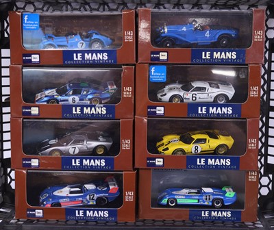 Lot 1900 - Ixo models 1:43 scale group of eight Le Mans...