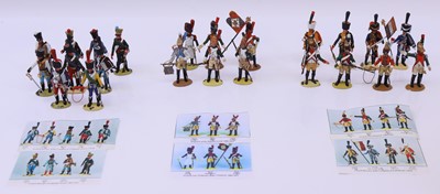 Lot 1659 - Collection of Tradition 54mm scale white metal...