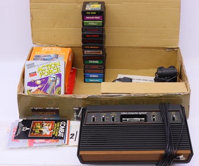 Lot 1801 - Atari Video Game System, boxed example, with a...