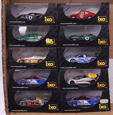 Lot 1919 - Ixo models 1:43 scale group of ten Le Mans...