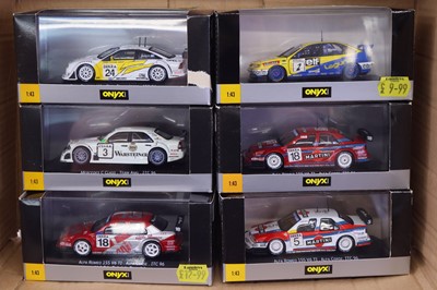 Lot 1922 - Onyx Touring Cars collection 1:43 scale group...