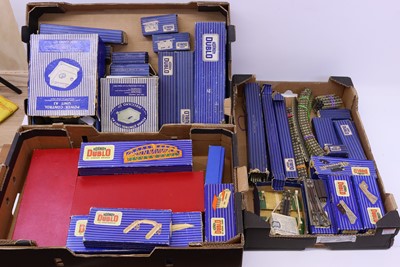 Lot 516 - Three trays containing various Hornby Dublo 3...