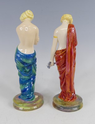 Lot 2049 - A pair of Royal Worcester porcelain figures...