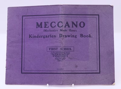 Lot 1856 - Meccano 1908-1916 Kindergarien drawing book,...