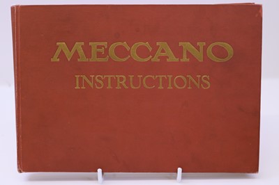 Lot 1855 - Meccano Instructions bound book, comprising...