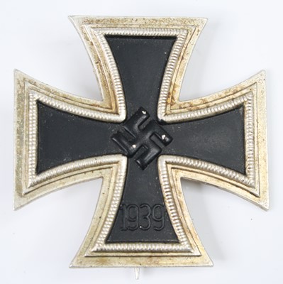 Lot 762 - A German Iron Cross 1st Class, the pin back...