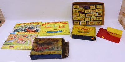 Lot 1358 - Collection of empty Matchbox 1-75 series boxes,...