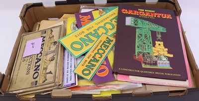 Lot 1848 - One tray containing various Meccano original...
