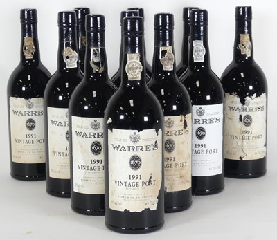 Lot 1313 - Warre's 1991 Vintage Port, 11 bottles