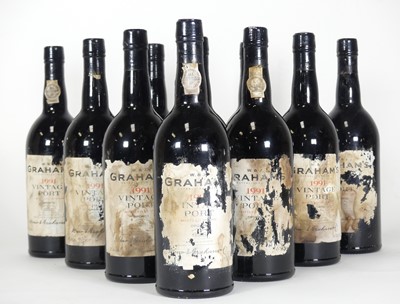 Lot 1283 - Graham's Vintage Port 1991, 10 bottles