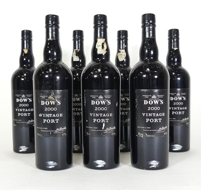 Lot 1280 - Dow's Vintage Port 2000, 7 bottles