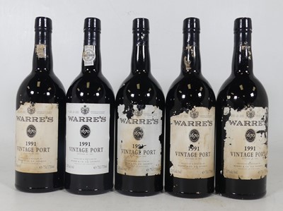 Lot 1311 - Warre's Vintage Port 1991, 5 bottles