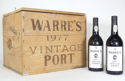 Lot 1316 - Warre's Vintage Port 1977, 12 bottles, OWC