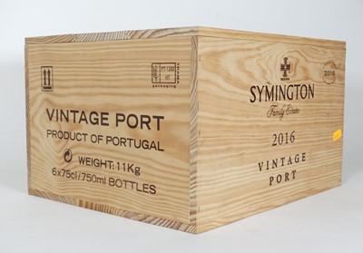 Lot 1295 - Symington Vintage Port 2016, 6 bottles, OWC