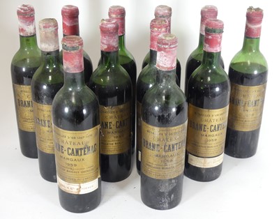 Lot 1086 - Chateau Brane-Cantenac 1959 Margaux, 12 bottles