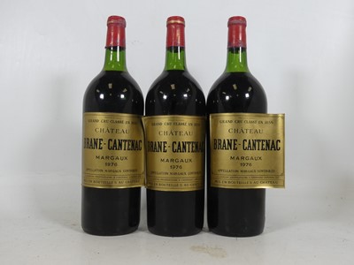 Lot 1093 - Chatea Brane-Cantenac 1976 Margaux, 6 magnums
