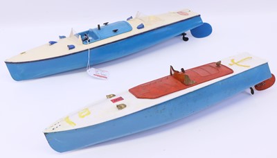 Lot 1727 - Hornby and Bing tinplate and clockwork speed...