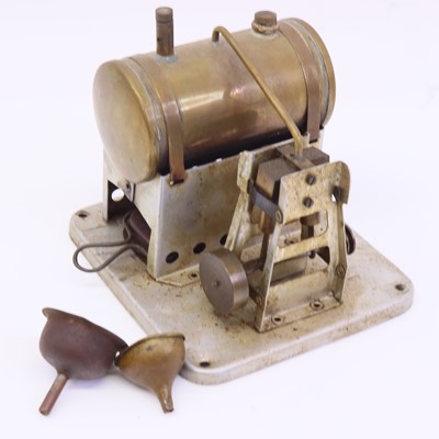 Lot 23 - Two oscillating cylinder stationary steam...
