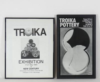 Lot 312 - A Troika Pottery exhibition poster, 'from St...