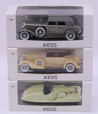 Lot 2099 - Kess 1/43 scale group of 3 limited edition...
