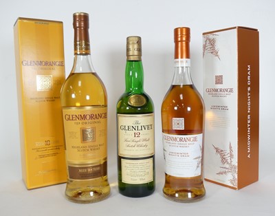 Lot 1392 - Glenmorangie 10 Year Old Single Malt Scotch...