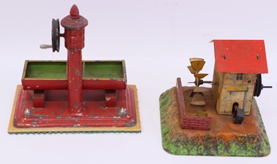 Lot 40 - Bing tinplate live steam Water Mill steam...