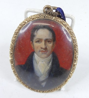 Lot 2350 - Mid 19th century English school, bust portrait...