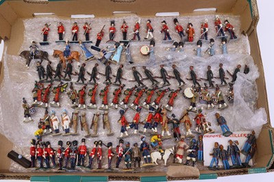 Lot 1673 - Collection of 54mm scale white metal...