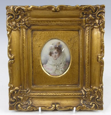 Lot 2372 - After Jean Baptiste Isabey (1767-1855) bust...