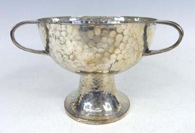 Lot 144 - An Arts & Crafts silver footed tyg, with all...
