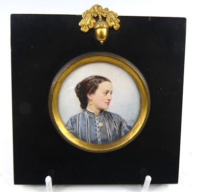 Lot 2375 - Mid 19th century English school, bust portrait...