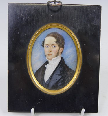 Lot 2349 - Mid 19th century English school, bust portrait...