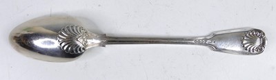 Lot 2091 - A William IV silver stuffing spoon in the...