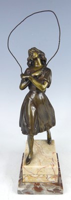Lot 174 - After Fritz Winkler - an Art Deco bronze model...