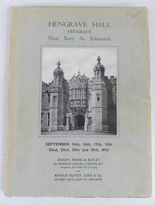 Lot 2006 - Hengrave Hall, Bury St Edmunds, an auction...