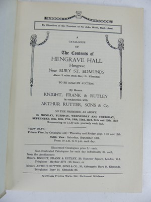 Lot 2006 - Hengrave Hall, Bury St Edmunds, an auction...