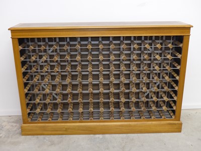 Lot 1522 - A walnut and figured walnut 112 bottle...