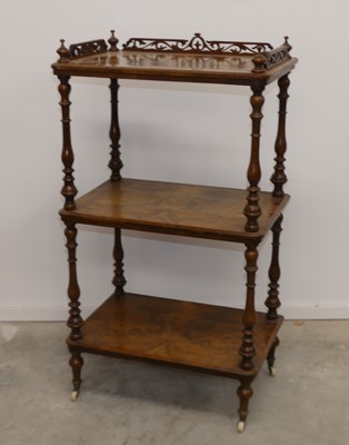 Lot 2483 - A Victorian figured walnut and inlaid...