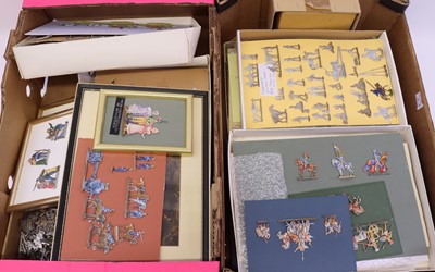 Lot 1657 - Two boxes containing a quantity of 30mm scale...