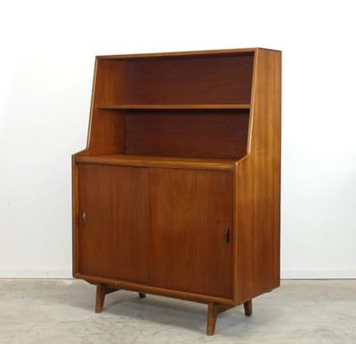 Lot 381 - Herbert E Gibbs - a 1960s teak side cupboard,...
