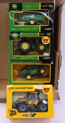 Lot 1505 - Britain group of 4 Farming Tractors and...