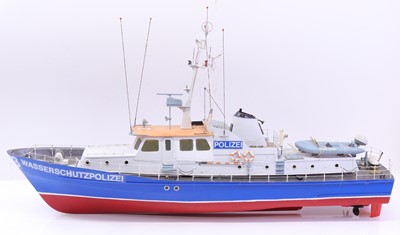 Lot 57 - Kit built plastic model of a Polizei German...