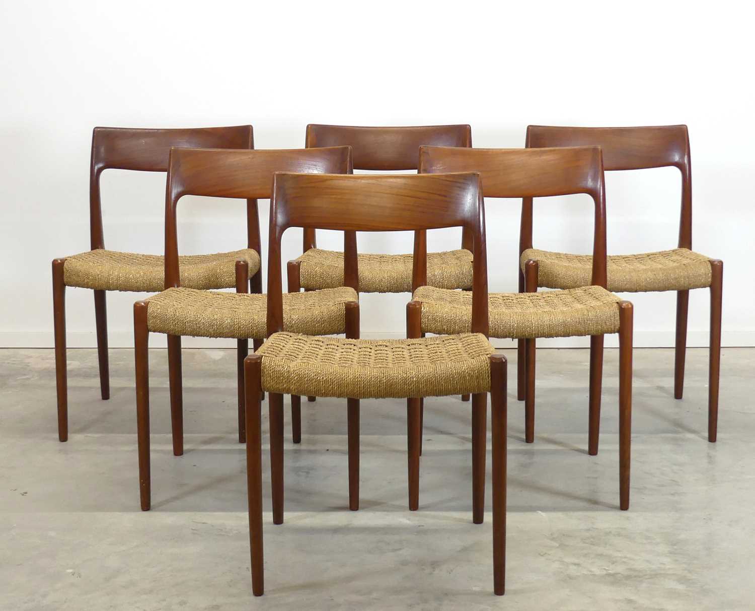 Lot 417 - Niels Otto Møller (Danish, 1920-1982) - a set...