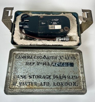 Lot 755 - A military Vinten ltd. C90 50ft (16mm) gun...