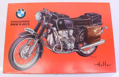 Lot 1547 - Heller 1.16 scale Motorcycle kit, L992 BMW...