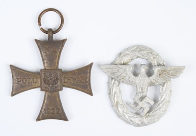 Lot 672 - A Polish Cross of Valour, together with a...