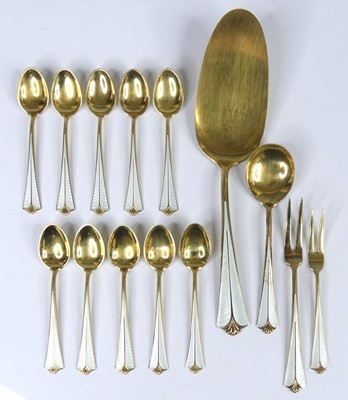 Lot 147 - David Andersen - a group of sterling silver...