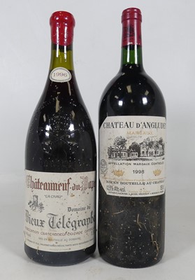 Lot 1104 - Chateau d'Angludet, 1998, Margayux, one magnum;...